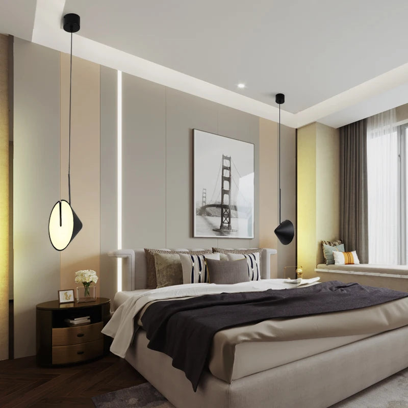 suspension LED design nordique moderne en fer multi-angles décorative - vue 4 sur 7