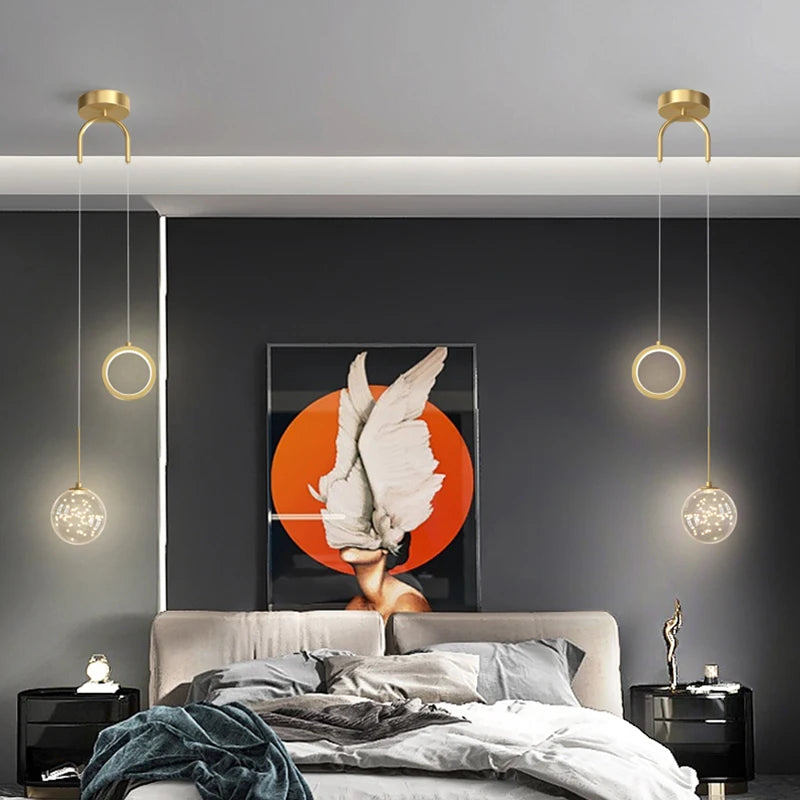 Suspension LED au design nordique moderne