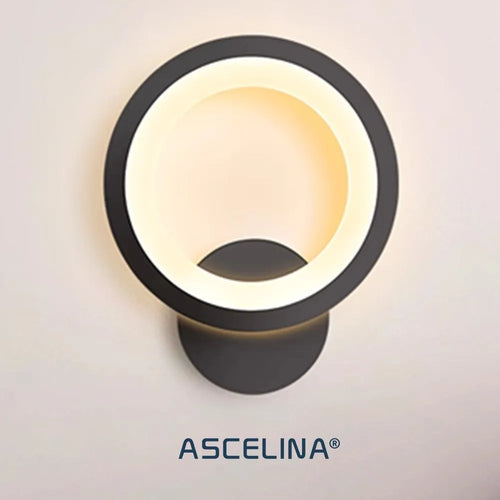 applique murale led nordique int. escaliers hôtel anneau lumineux