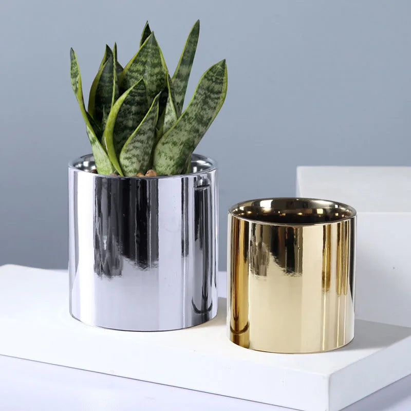décoration de jardin pot en céramique pour plantes vertes et succulentes
