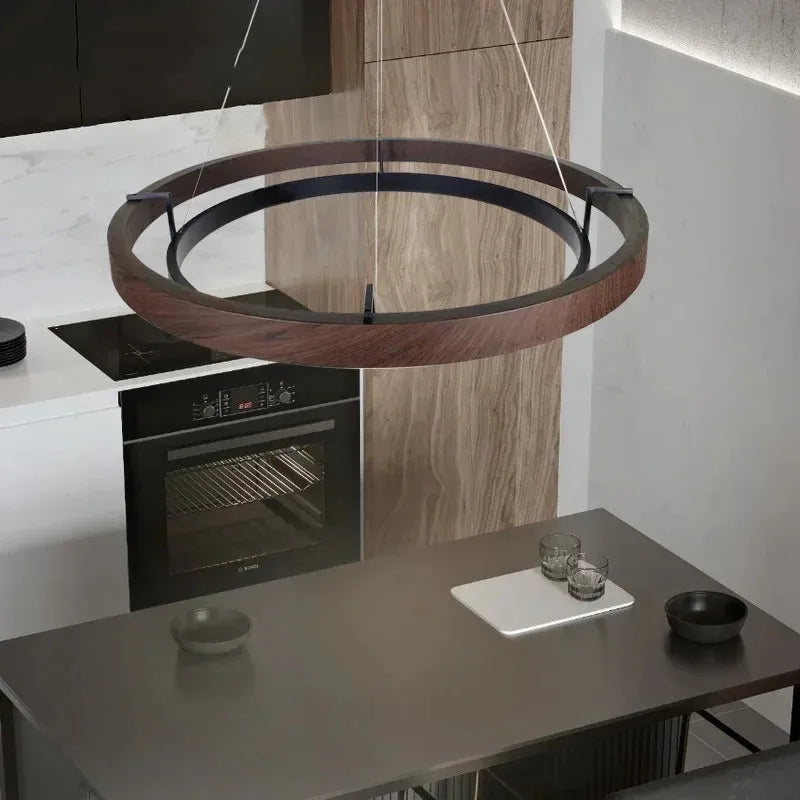 Lustre design anneau moderne - vue 6 sur 12