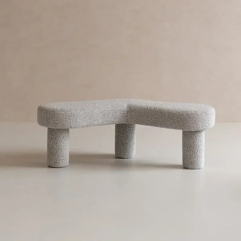 tabouret créatif moderne en tissu design nordique pour boutiques et entrées - vue 12 sur 15