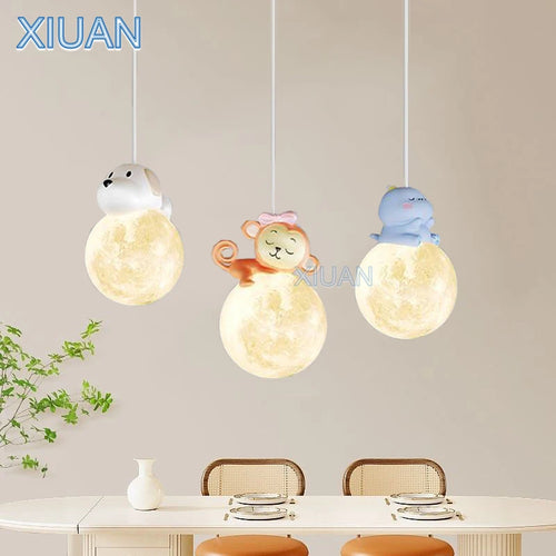 suspension en résine animaux pour enfants