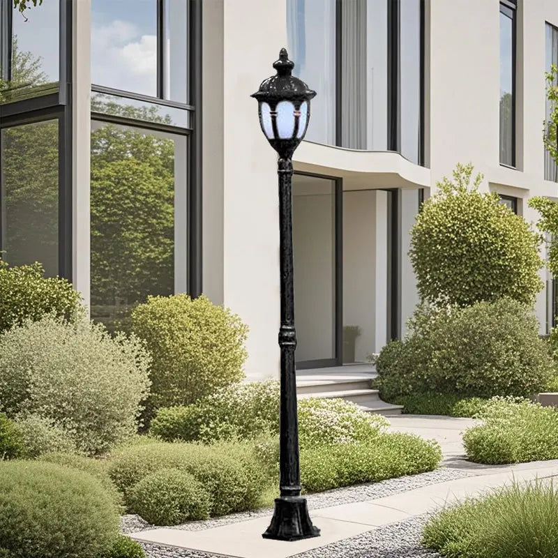 lampadaire extérieur étanche en aluminium pour jardin - vue 6 sur 8