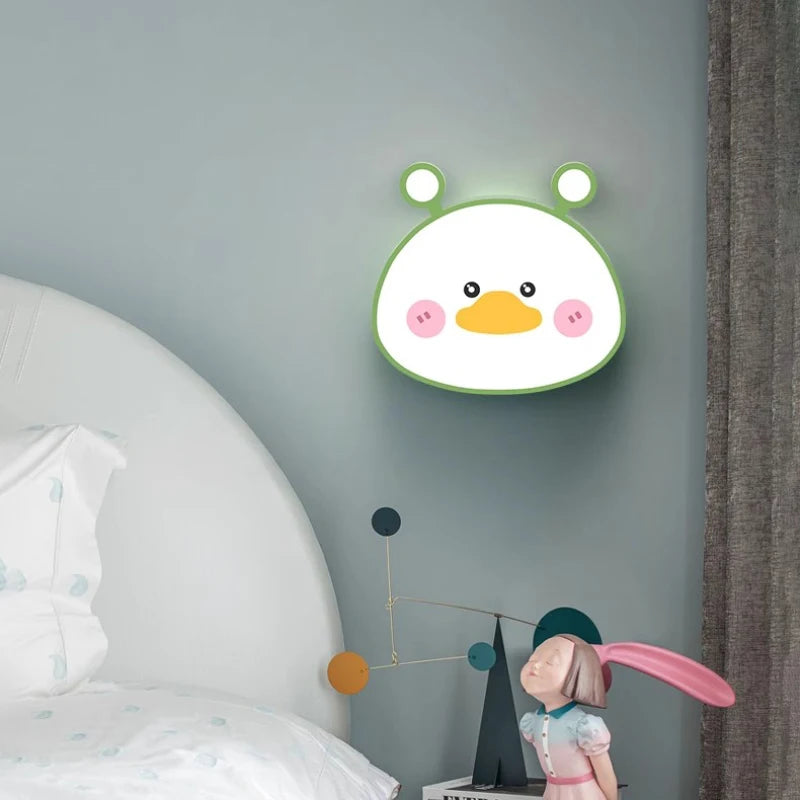 applique murale ours rose pour chambre d enfant mignonne moderne - vue 6 sur 8