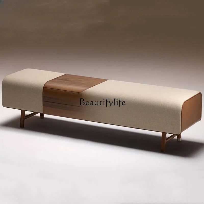 tabouret de luxe italien léger et simple pour banc et canapé