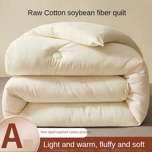 couette en fibre de soja pour deux personnes été automne hiver