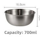 Bol inox épais gradué multifonction cuisine pâtisserie
