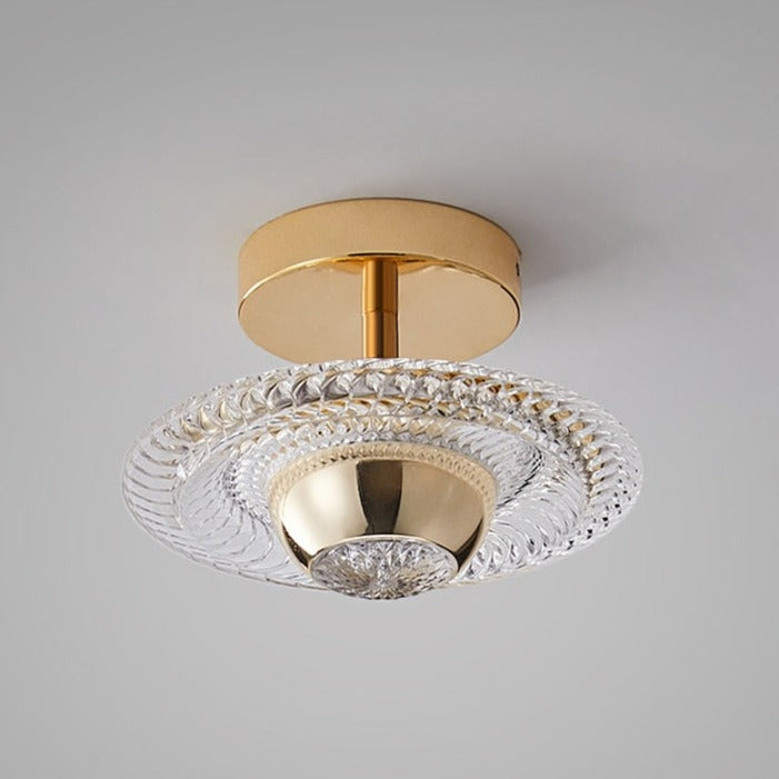 Plafonnier moderne LED en verre luxury Armaton - vue 5 sur 6