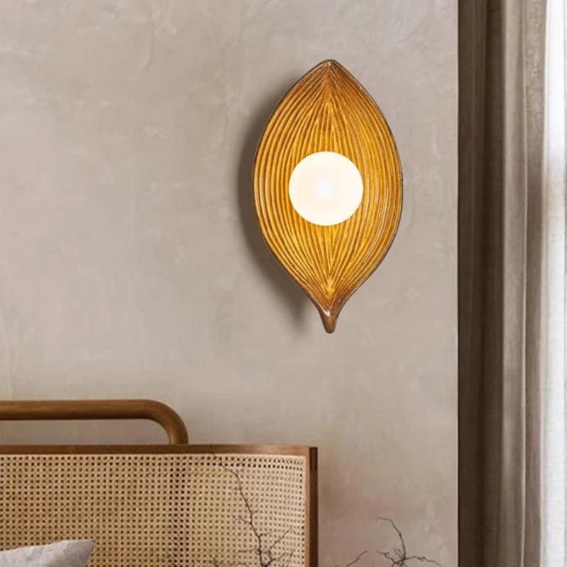 Applique murale LED en résine au design nordique moderne et créatif