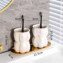 décoration de salle de bain luxe nuages créatifs en céramique