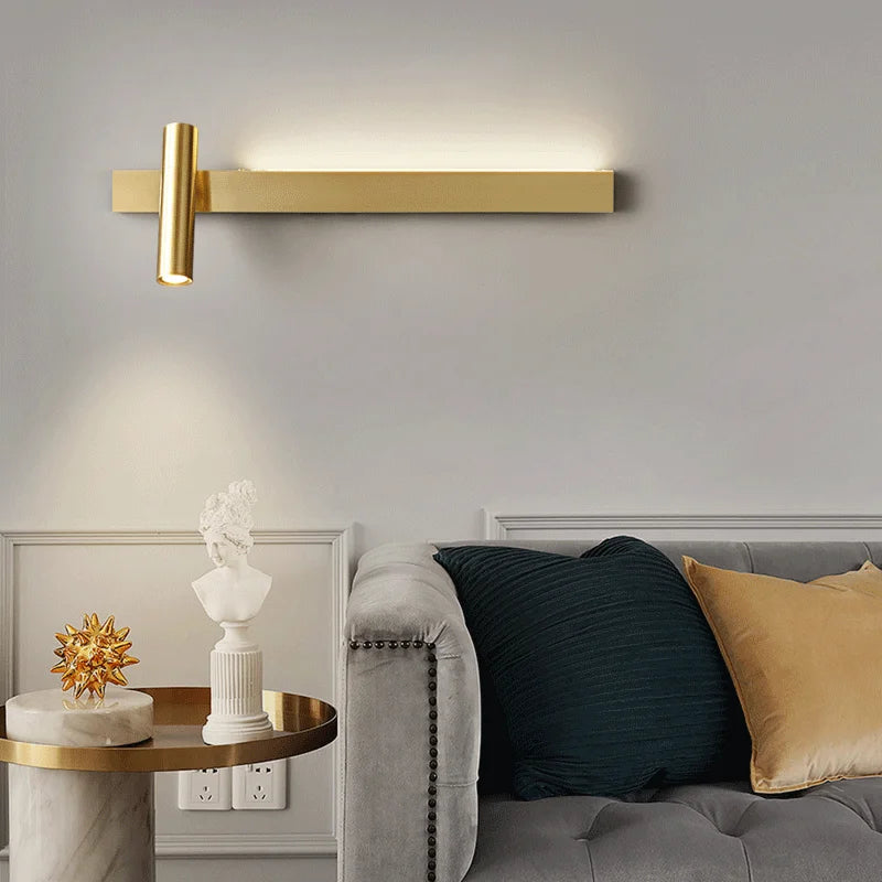 applique murale led de luxe simple style nordique créatif - vue 6 sur 14