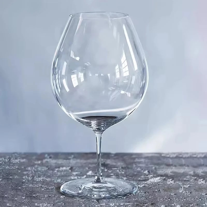 Verre à vin court cristal style kimura artisanal - vue 2 sur 7