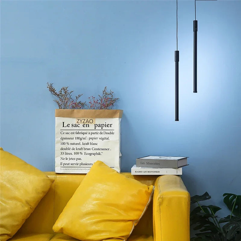 lustre décoratif nordique à double tête pour bar