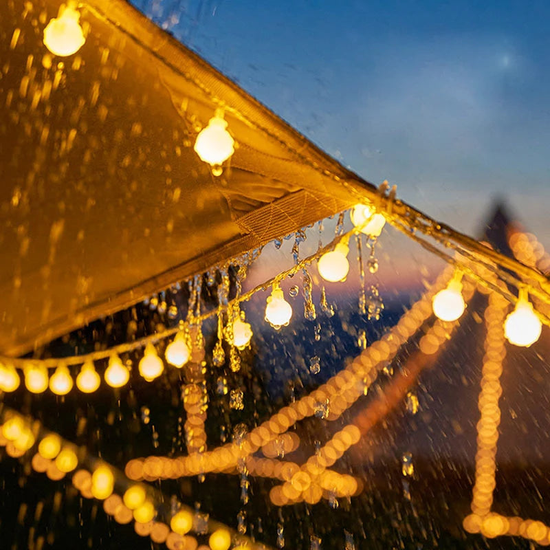guirlande lumineuse à led pour extérieur décoration festive et jardin - vue 4 sur 7