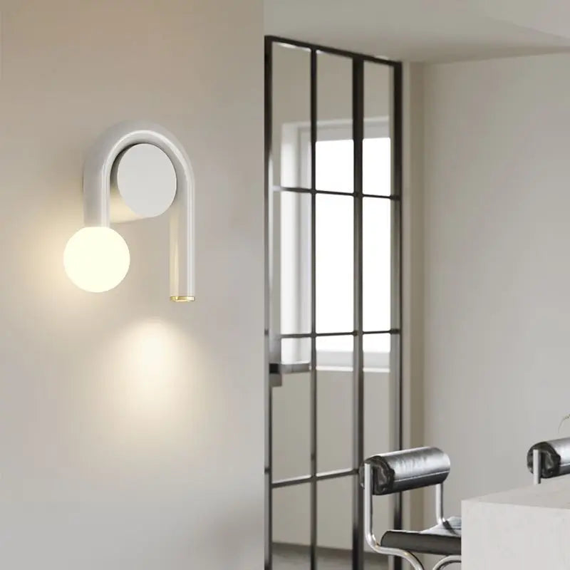 applique murale moderne en verre décorative 3000k