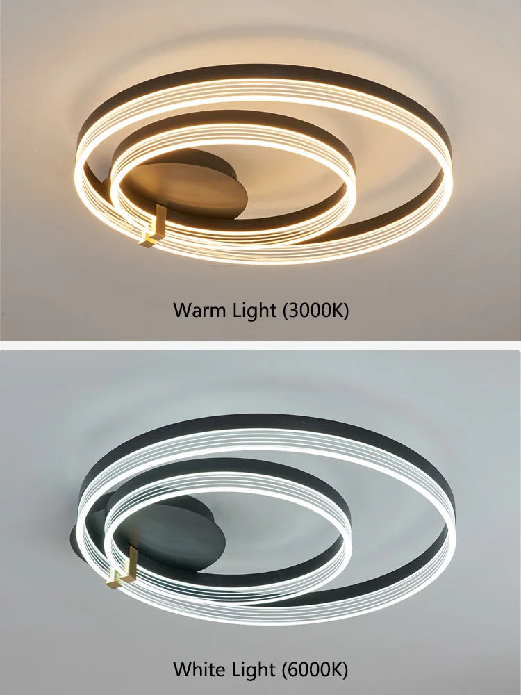 Plafonnier de luxe moderne et minimaliste