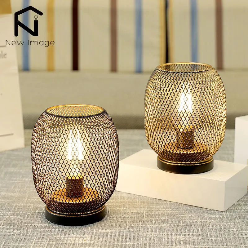 lot de 2 lampes de table rondes sans fil décoration mariage fête intérieur - vue 5 sur 9