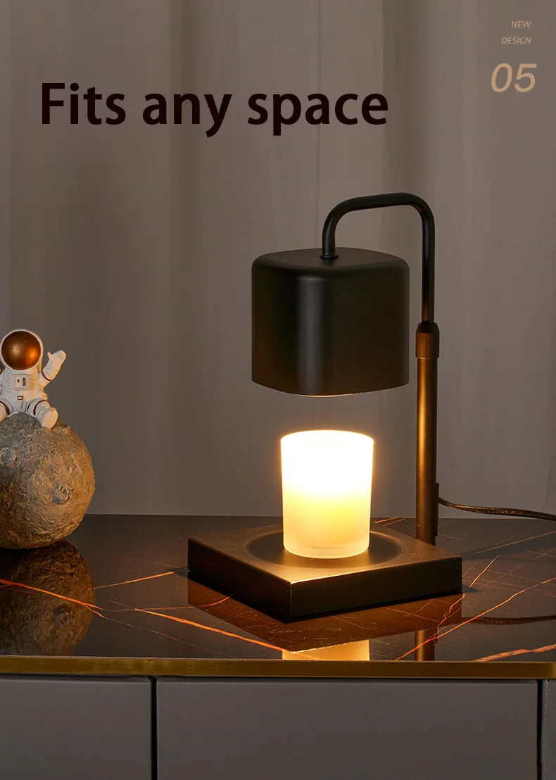 Lampe électrique brûleur de cire aromathérapie - vue 5 sur 8