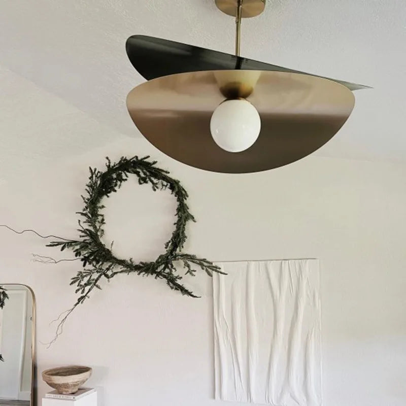 suspension nordique créative en fer décorative de luxe - vue 5 sur 6
