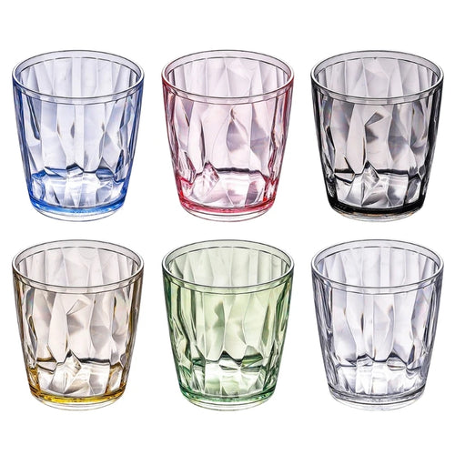 Verres acrylique incassables 210ml reutilisables style bar