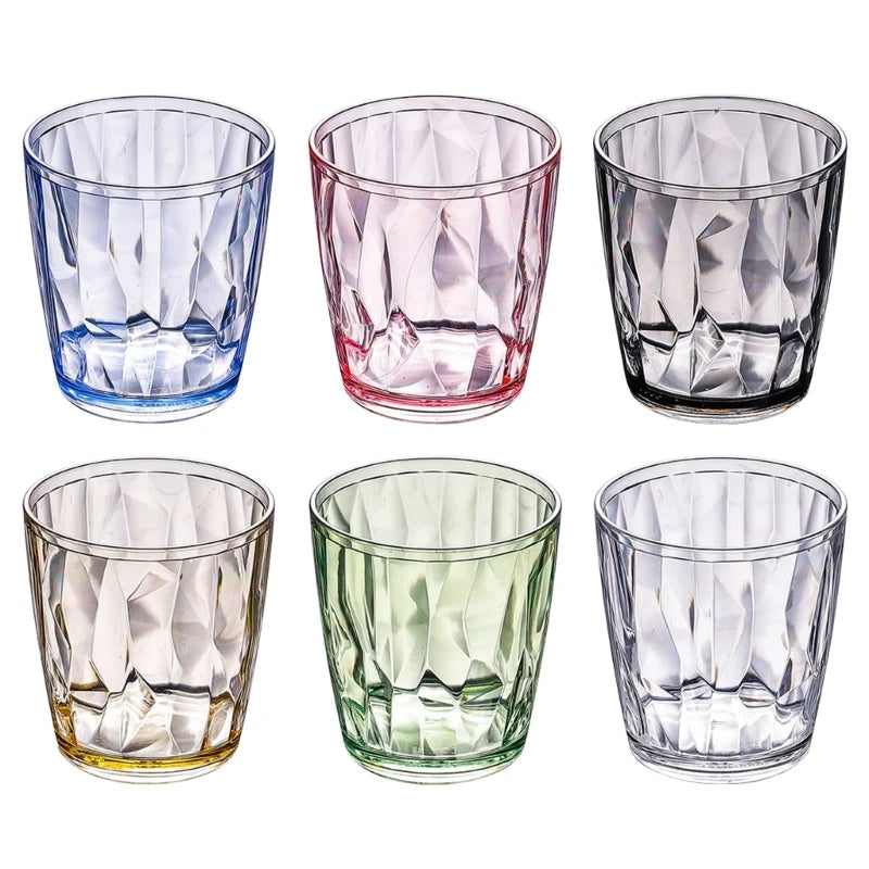 Verres acrylique incassables 210ml reutilisables style bar - vue 2 sur 7