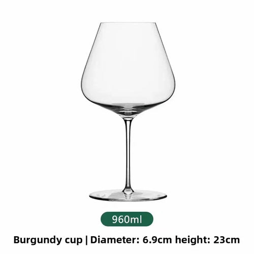 Verre a vin bourgogne cristal leger degustation elegante