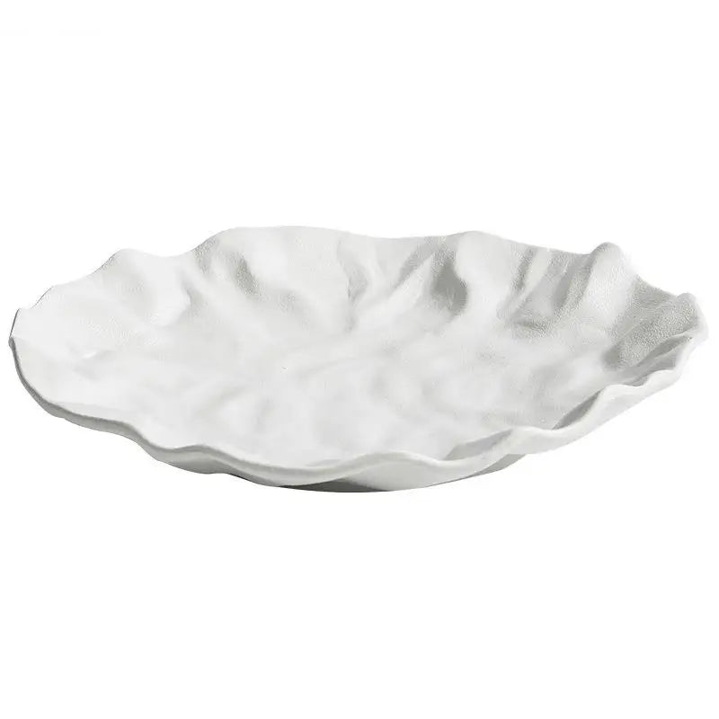 Assiettes creuses céramique texture ondulée style artisanal - vue 7 sur 7