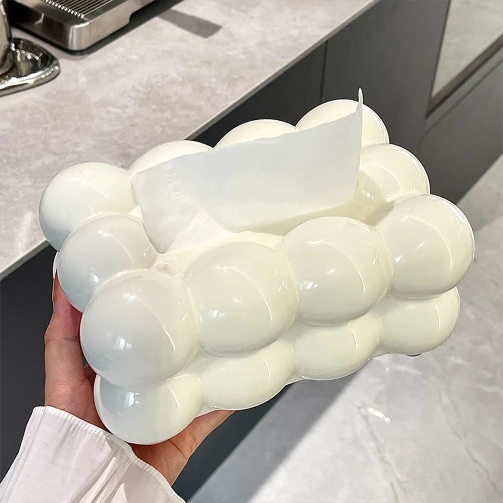 boîte à mouchoirs nuage pour décoration et rangement - vue 3 sur 8