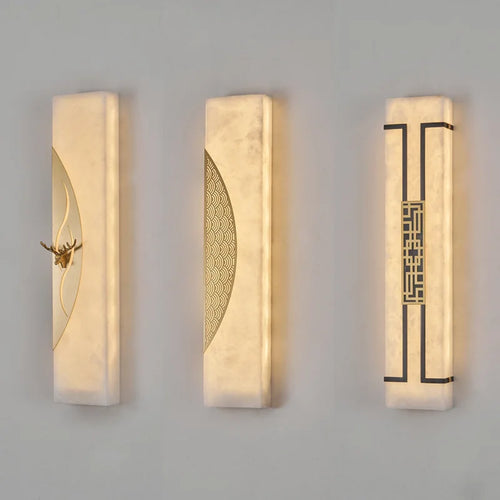 applique murale en marbre style chinois moderne décoratif