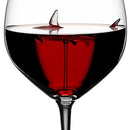 Verre à vin design talon haut requin original