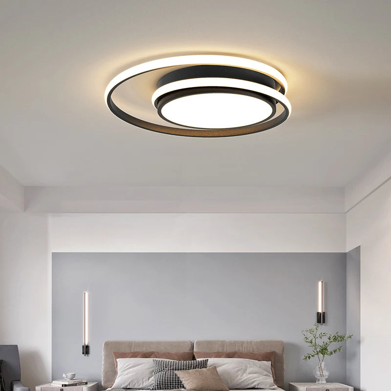 lustre moderne led pour décoration intérieure nordique élégante - vue 4 sur 21