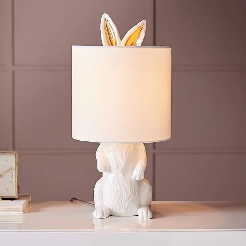 lampe à poser moderne en forme de lapin pour éclairage intérieur - vue 5 sur 8