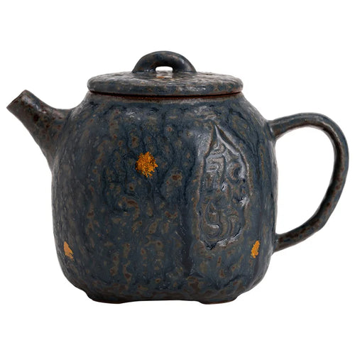 theiere meditation argile style retro kung fu artisanale