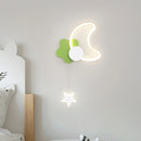 applique murale nuage et lune pour chambre d'enfant