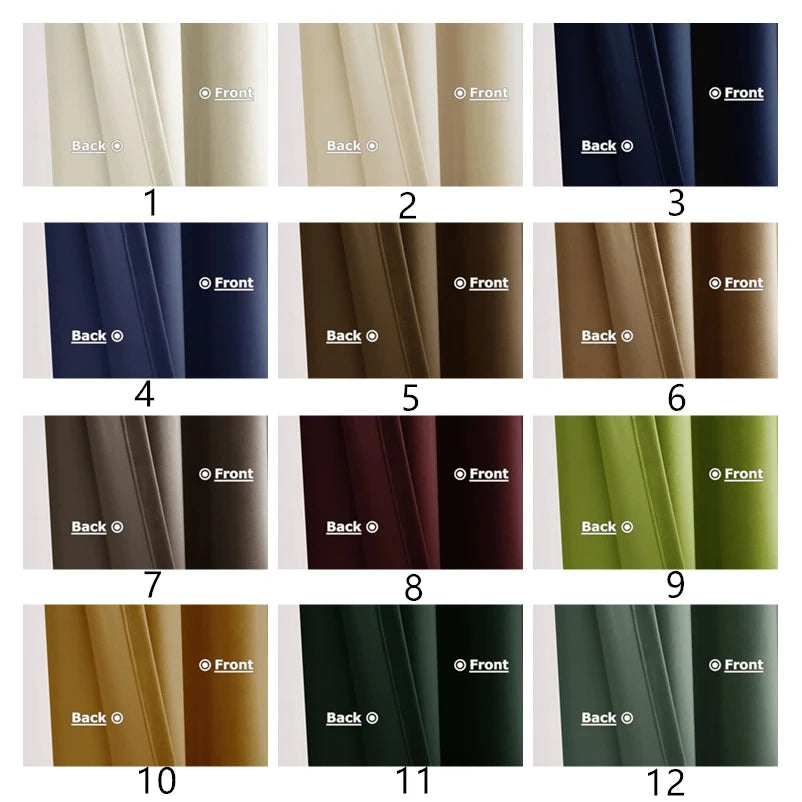 Rideau velours occultant grande hauteur style moderne - vue 7 sur 8