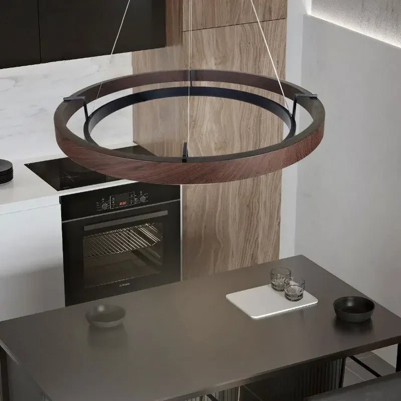 Lustre design anneau moderne - vue 7 sur 12
