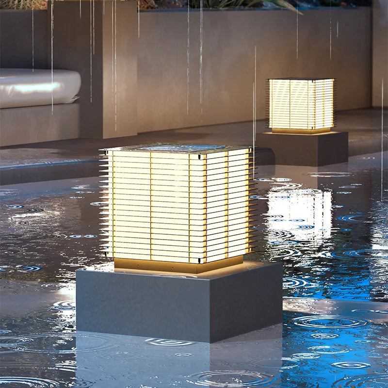 lampe de jardin solaire lumineuse pour extérieur décorative et étanche - vue 6 sur 12