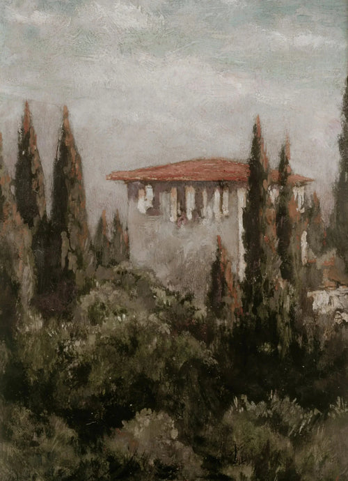 peinture vintage de campagne avec fleurs sauvages pour décoration intérieure