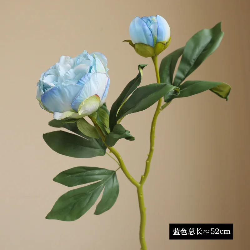 grandes fleurs artificielles de pivoine en soie pour décorations de mariage - vue 11 sur 11