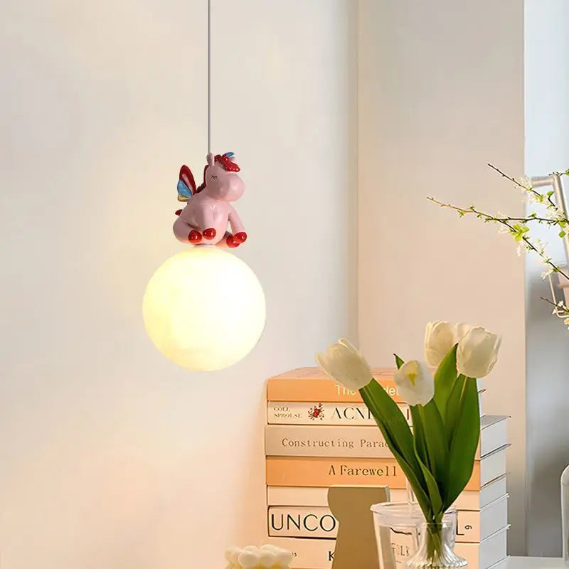 suspension design animal pour enfants cheval ours lapin baleine
