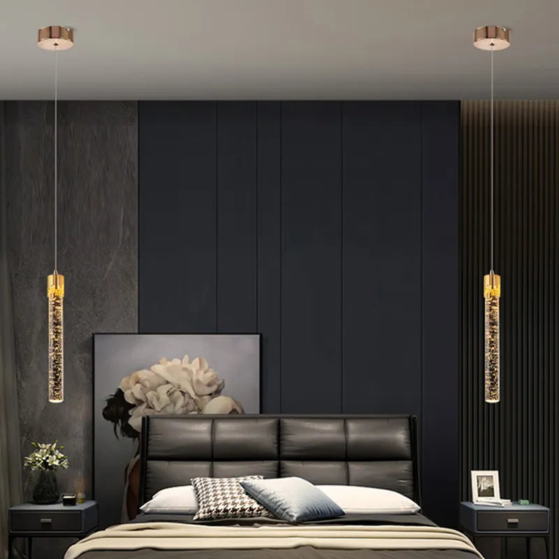 Suspension en cristal de luxe pour décoration intérieure