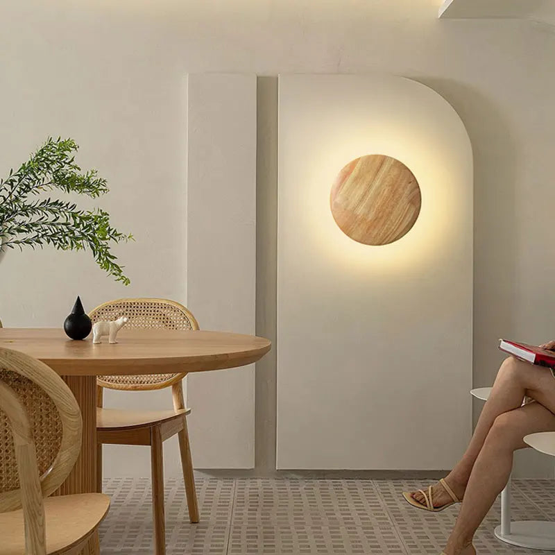 applique murale à led en bois pour décoration intérieure moderne - vue 3 sur 11