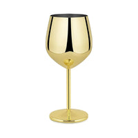 Verre cocktail vin inox incassable 500ml style europeen