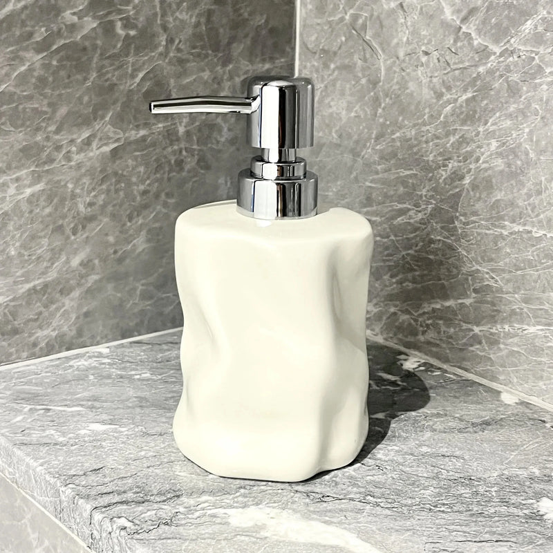 bouteille créative en céramique pour lotion et savon