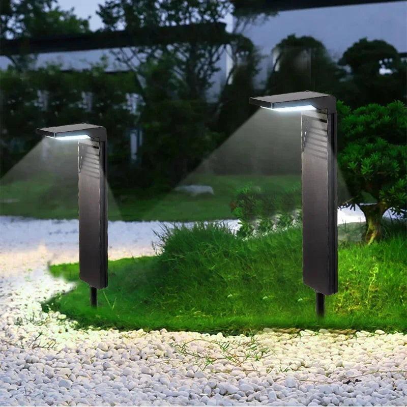lampe solaire de jardin led étanche pour allée - vue 4 sur 8