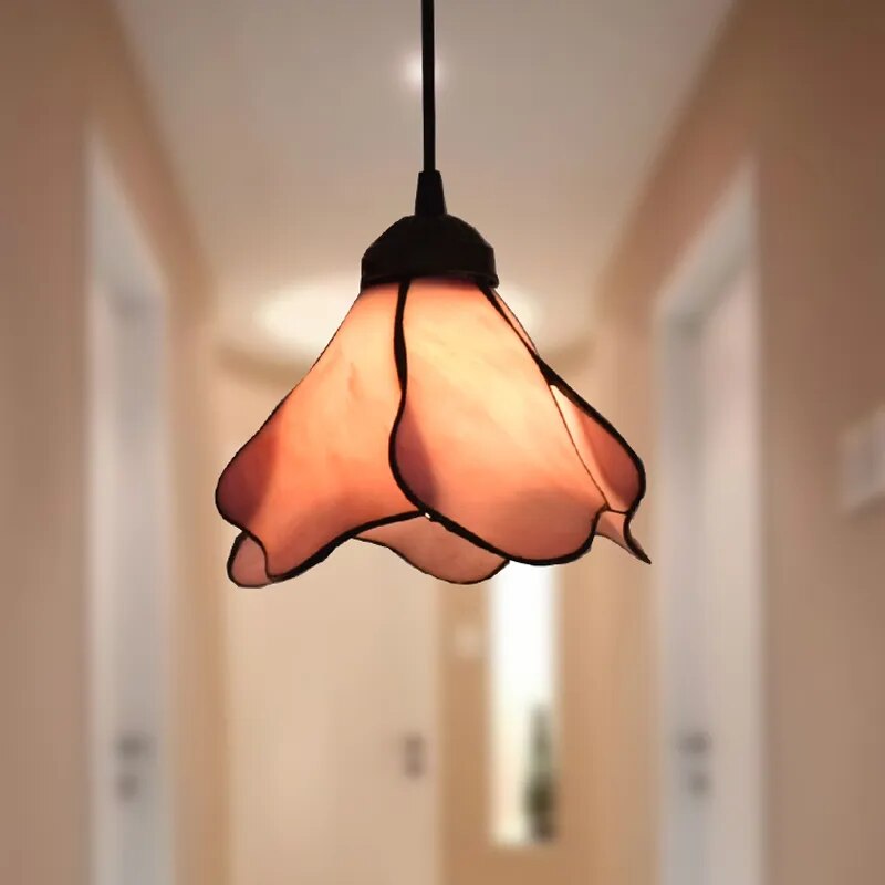 Lampe Suspension Lotus Vintage Luminaire Maison
