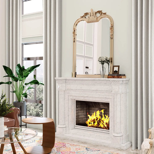 Rideau occultant sur mesure extra long style lin