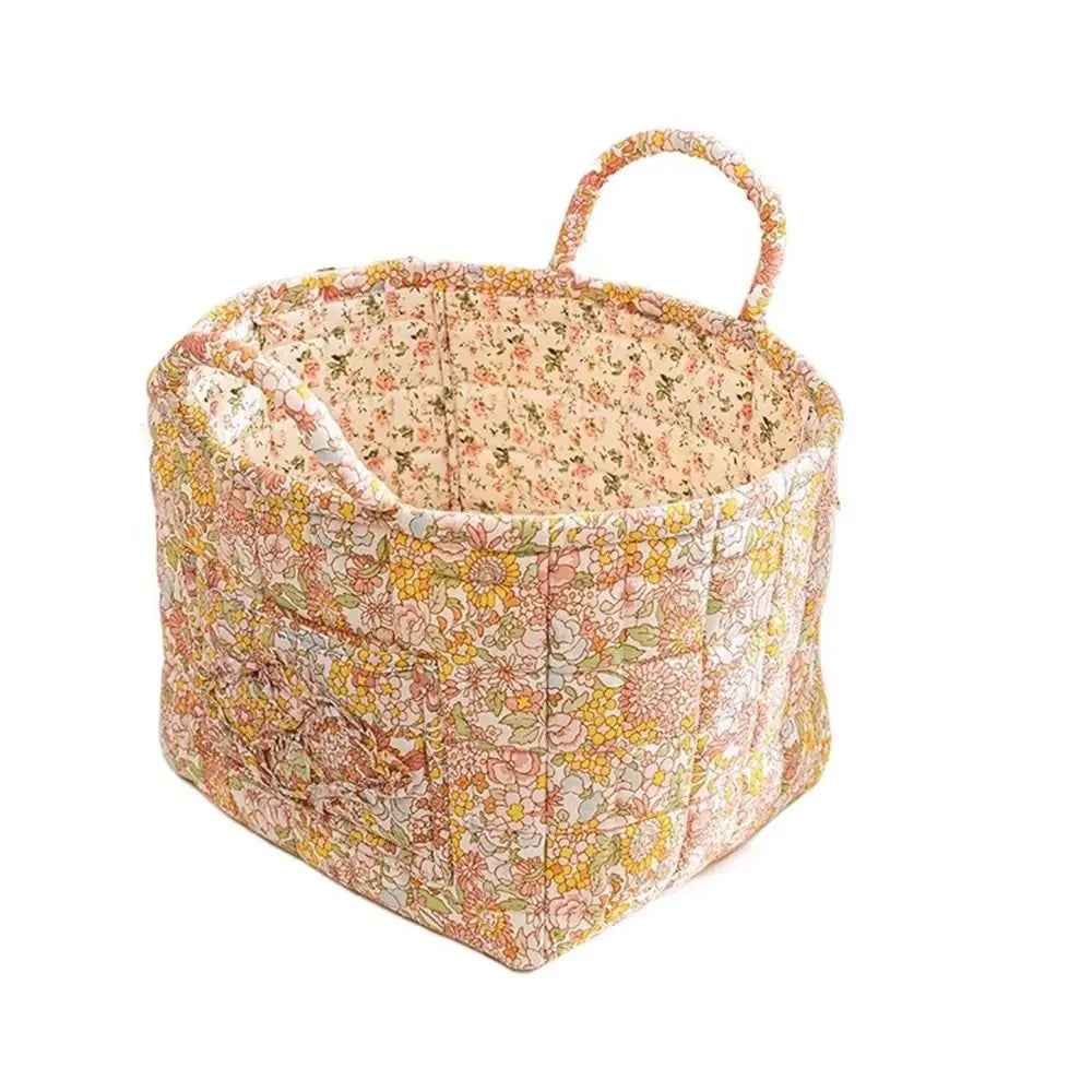 panier de rangement en tissu lavable style pastoral empilable multiusage - vue 17 sur 16