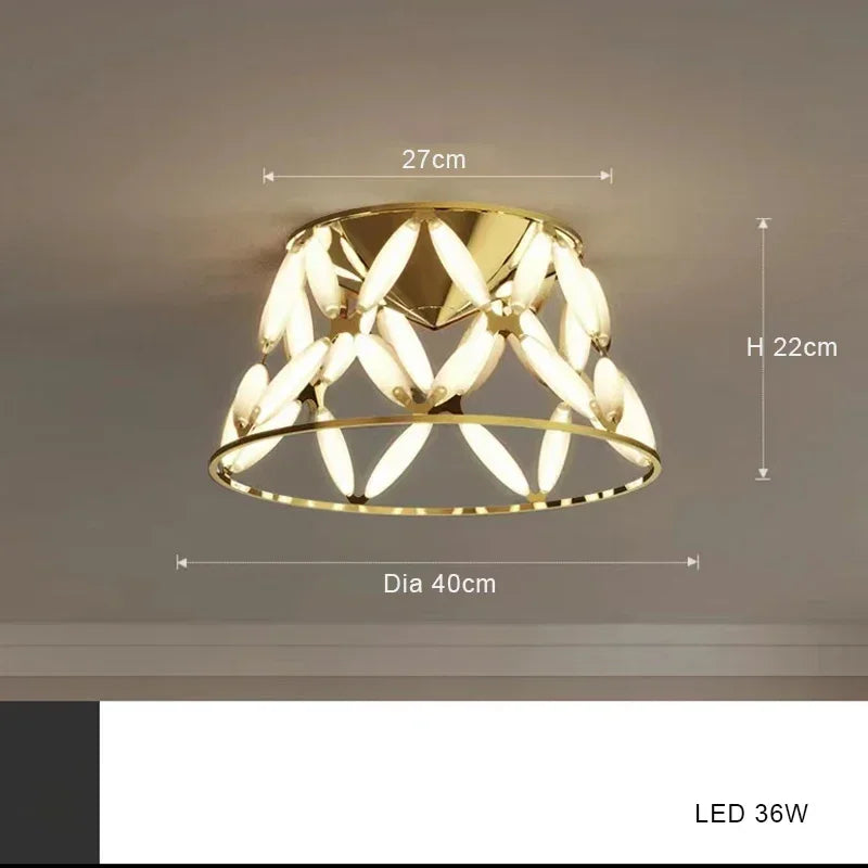 lustre nordique moderne lampe led créative pour décoration intérieure - vue 8 sur 13